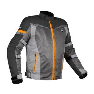 Rynox AIR GT V3 Riding Jacket – Grey Orange