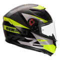 MT Helmet Hummer Quo B13 Gloss Flo Yellow