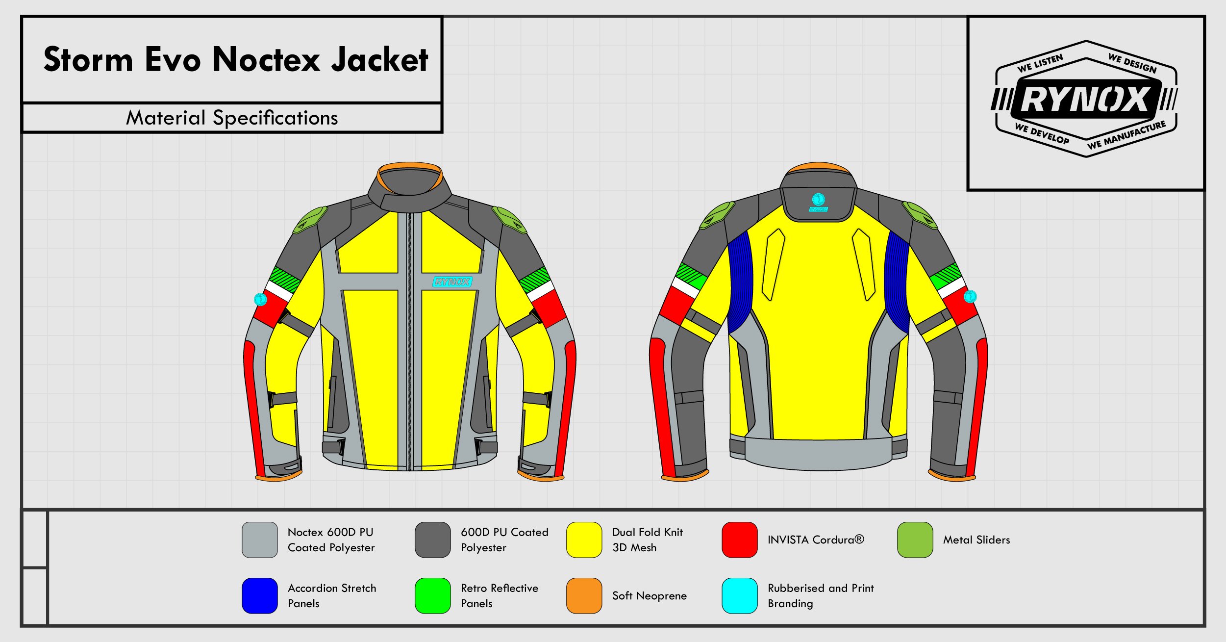 Rynox Storm Evo Jacket - Noctex - Image 12