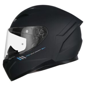 Axxis Segment Matt Black Motorcycle Helmet