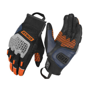 Rynox Gravel Dualsport Riding Gloves – Blazing Orange