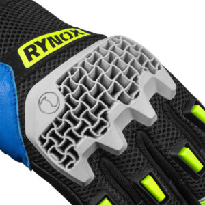 Rynox Gravel Dualsport Riding Gloves – Hi Viz Blue Green