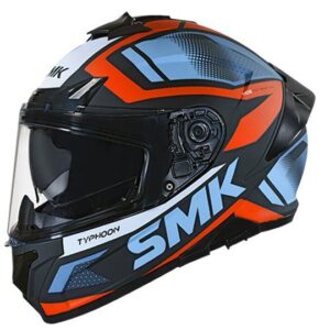 SMK Typhoon Thorn Glossy Multicolour Helmet (D Ring)- GL276