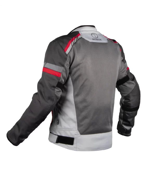 Rynox Air GT 4 Riding Jacket - Dark Grey Red - Image 2