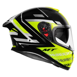 MT Helmet Thunder3 Pro Damer – Neon Black (Gloss)