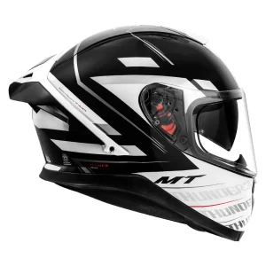 MT Helmet Thunder3 Pro Damer – White Black (Gloss)