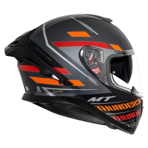 MT Helmet Thunder3 Pro Damer – Orange Black (Matt)