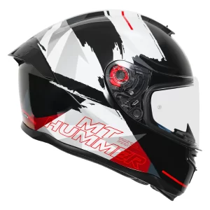 MT Helmet Hummer Monti – Gloss White Black