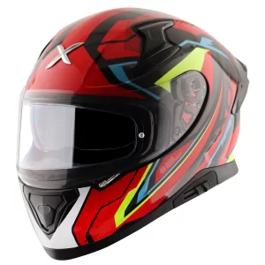 Axor Apex Road Trip Gloss Black Red Helmet