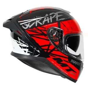 MT Helmet Thunder3 Pro Scrape – Gloss Red