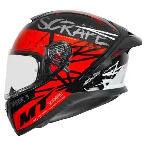 MT Helmet Thunder3 Pro Scrape – Gloss Red