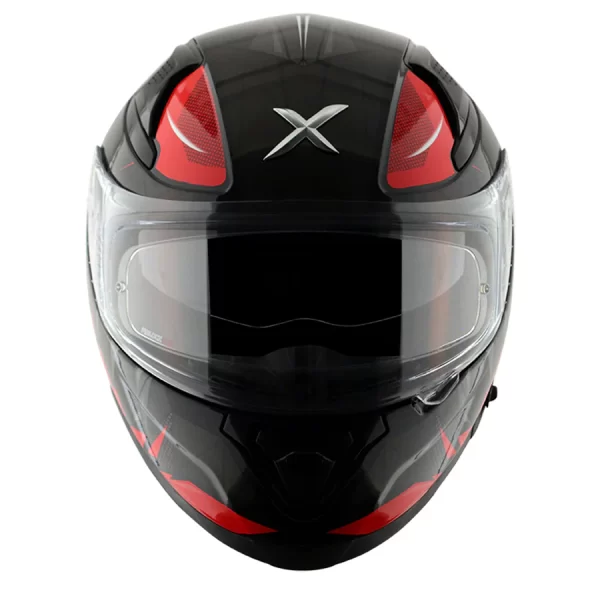 Axor Apex Hunter Helmet - Gloss Black Red - Image 2