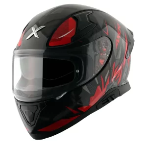 Axor Apex Hunter Helmet – Gloss Black Red