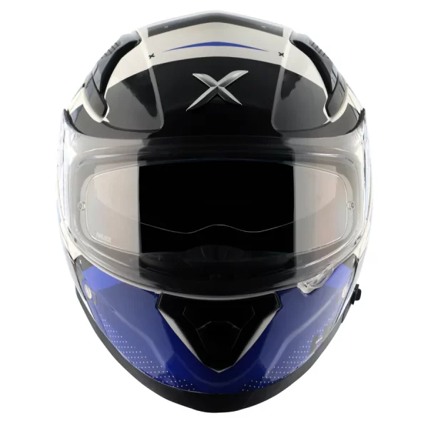 Axor Apex Hex-2 Helmet - Gloss White Blue - Image 8