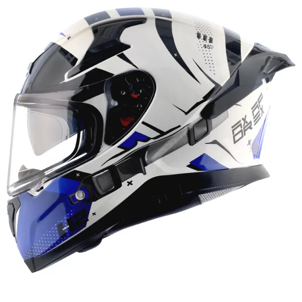 Axor Apex Hex-2 Helmet - Gloss White Blue - Image 2