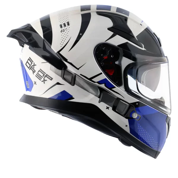 Axor Apex Hex-2 Helmet - Gloss White Blue - Image 6