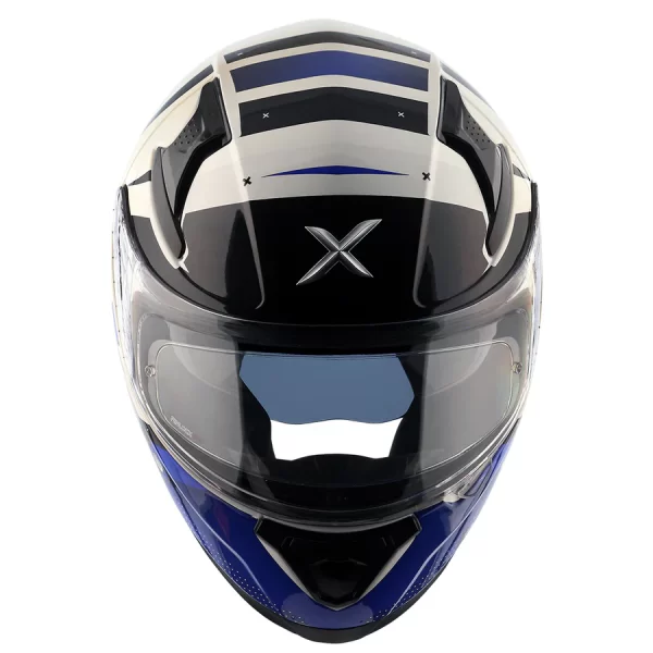 Axor Apex Hex-2 Helmet - Gloss White Blue - Image 9