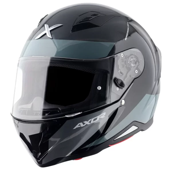 Axor Hunter Turbo Helmet - Gloss Black Grey