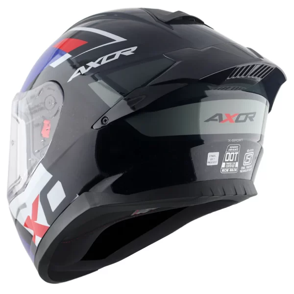 Axor Saber XSport Helmet - Gloss Black Blue - Image 4