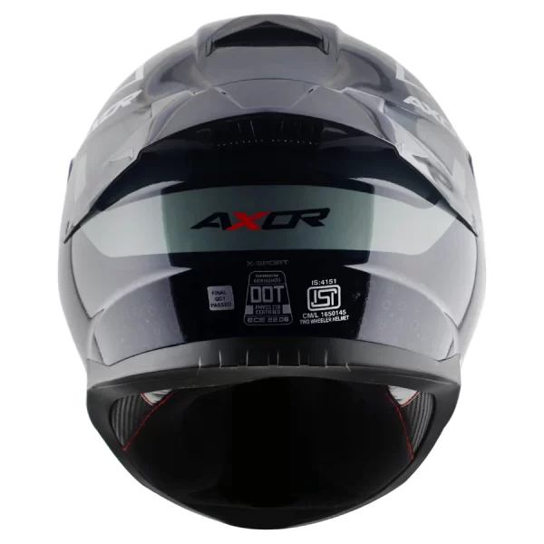 Axor Saber XSport Helmet - Gloss Black Blue - Image 5