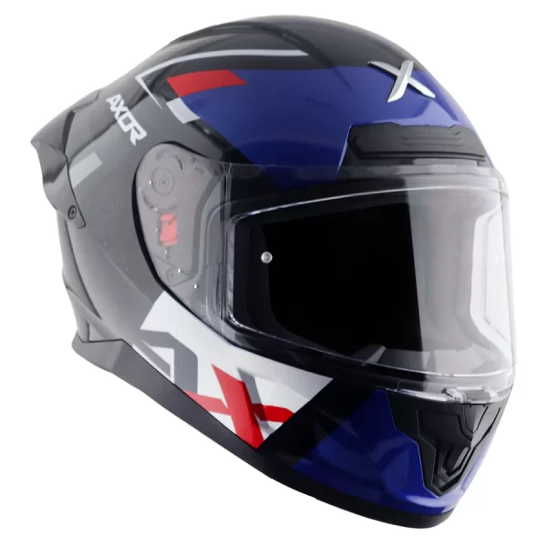 Axor Saber XSport Helmet - Gloss Black Blue - Image 8