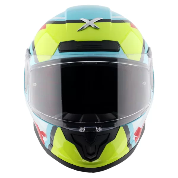 Axor Saber XSport Helmet - Gloss Black Neon Yellow - Image 2