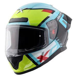 Axor Saber XSport Helmet – Gloss Black Neon Yellow