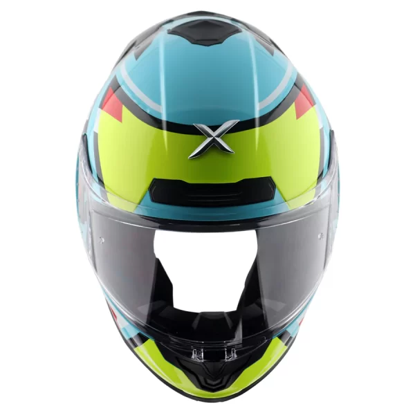 Axor Saber XSport Helmet - Gloss Black Neon Yellow - Image 9