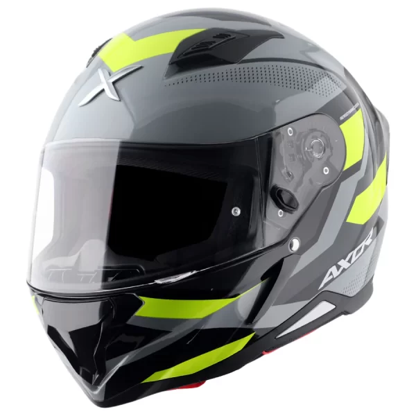 Axor Hunter Cornet Helmet - Gloss Nardo Grey Neon Yellow