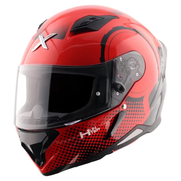 Axor Hunter Spear Helmet - Gloss Red Black