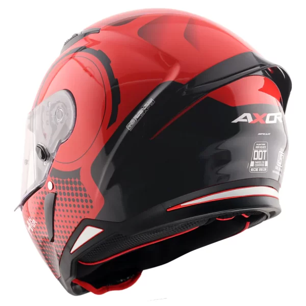 Axor Hunter Spear Helmet - Gloss Red Black - Image 4