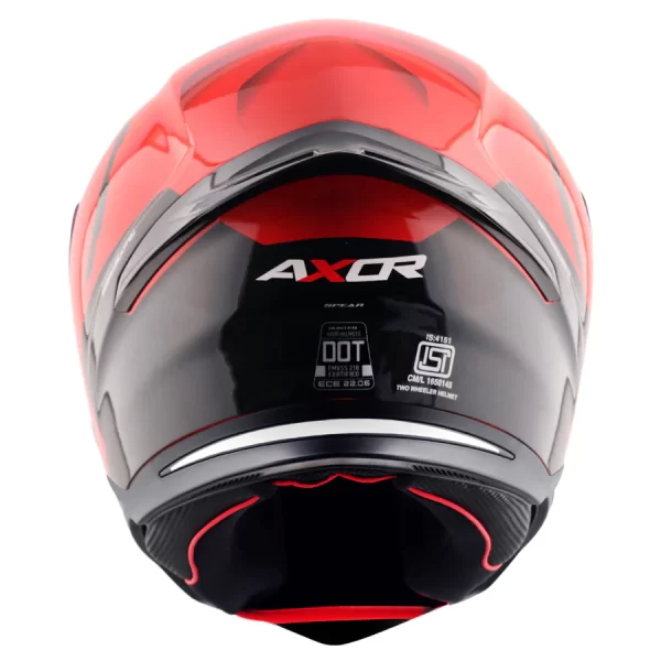 Axor Hunter Spear Helmet - Gloss Red Black - Image 5