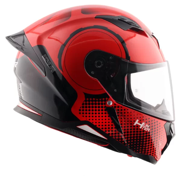 Axor Hunter Spear Helmet - Gloss Red Black - Image 7