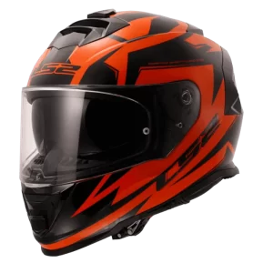 LS2 FF800 Storm II Atomik Black Orange – 06