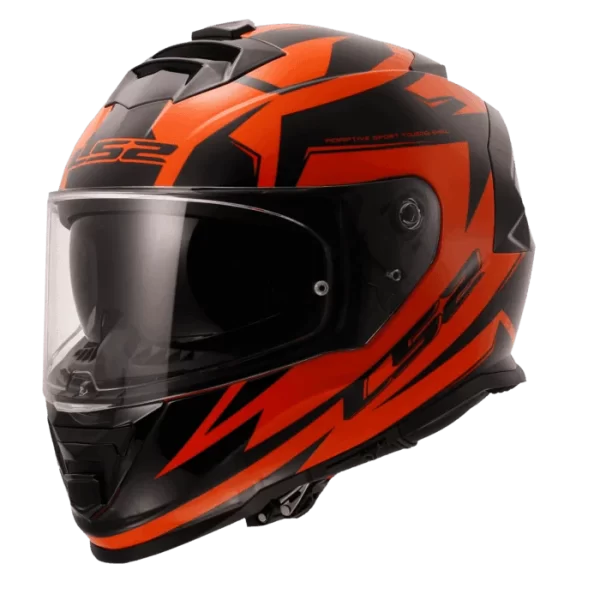 LS2 FF800 Storm II Atomik Black Orange - 06