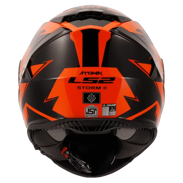 LS2 FF800 Storm II Atomik Black Orange - 06 - Image 4