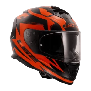 LS2 FF800 Storm II Atomik Black Orange – 06