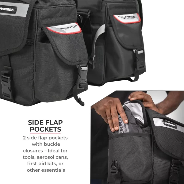 Viaterra LEH Mini 100% Waterproof Saddle Bags - Image 10