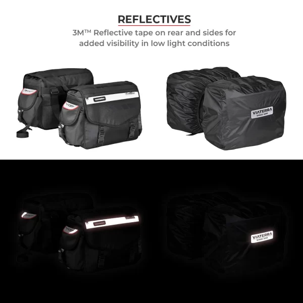 Viaterra LEH Mini 100% Waterproof Saddle Bags - Image 12