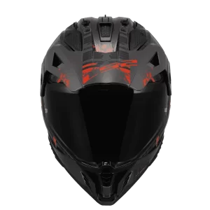 LS2 MX436 Pioneer II Crazy Gloss Black Red-06