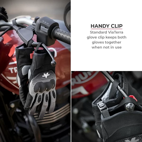 Viaterra Miller Urban Motorcycle Riding Gloves - Image 12