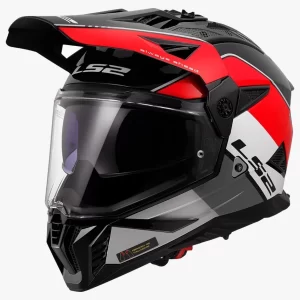 LS2 MX436 Pioneer II Rally Gloss Red White – 06