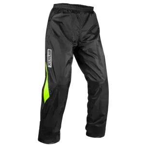 Rynox H2GO Pro Rain Pant – Black Hi-Viz Green