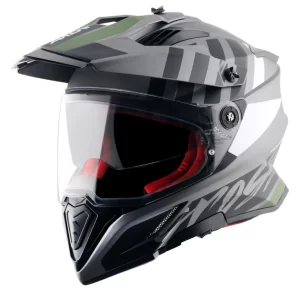 Axor X-Cross Dual Visor Orbit Helmet – Dull Athena Grey Black
