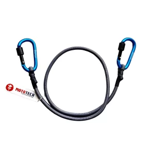 Mototech QuickClip Bungee Tie-Down with Carabiner – 36″ / 90cms – Grey