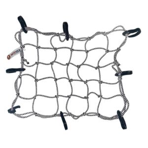 Mototech Reflective Flexi Hook Bungee Net – 15″x12″ – Black