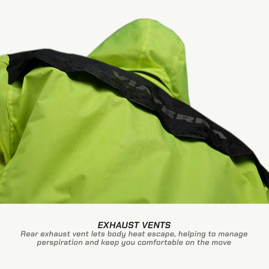 Viaterra M200 Compact Motorcycle Rain Jacket for Urban Monsoon Riding - Image 13