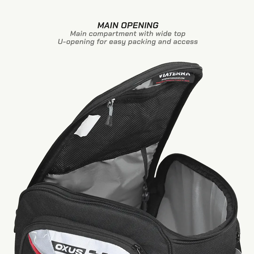Viaterra Oxus Universal Motorcycle Tank Bag (Strap Based) - Image 4