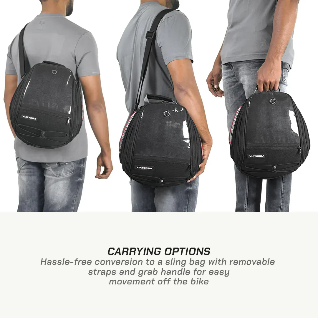 Viaterra Oxus Universal Motorcycle Tank Bag (Strap Based) - Image 12