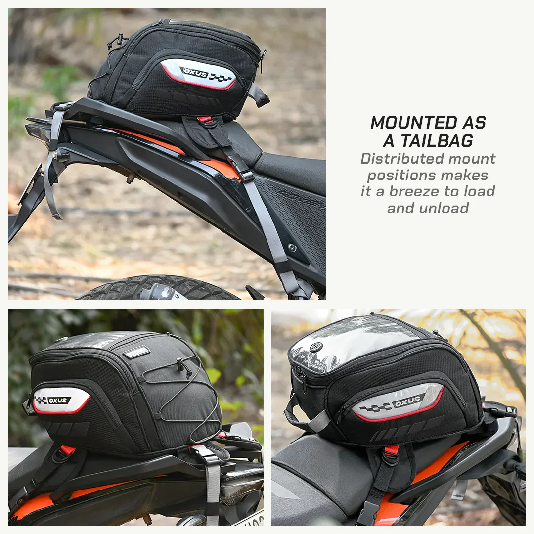 Viaterra Oxus Universal Motorcycle Tank Bag (Strap Based) - Image 13